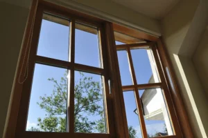 Wood window example